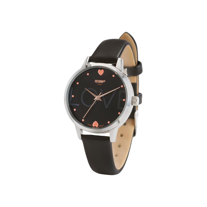 Reloj-de-mujer-de-color-negro-con-correa-en-material-de-tipo-cuero.