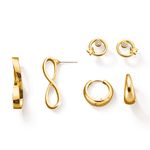 Set-x3-aretes-ba�ados-en-oro-de-24K