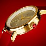 Reloj-para-mujer-con-correa-de-silicona-roja