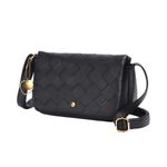 Mini-bolso-para-mujer-de-estilo-fancy-material-tipo-cuero-en-color-negro-multiples-compartimentos.