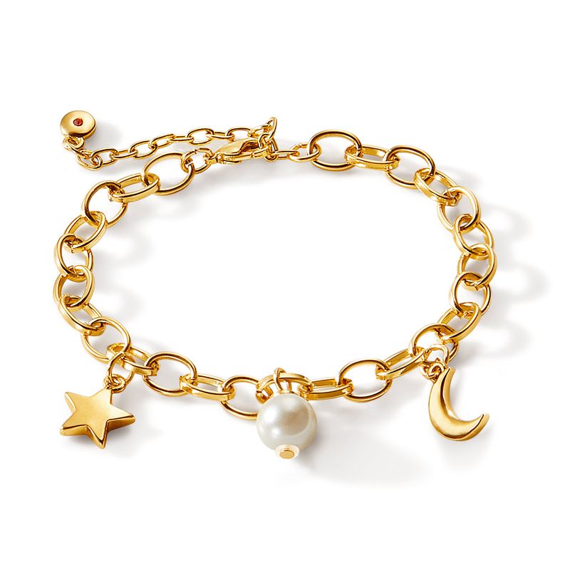 pulsera-dorada-dije-estrella-luna-y-perla