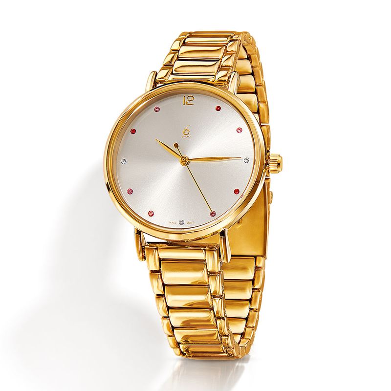 reloj-para-mujer-dorado-con-blanco-marca-esika-elegante
