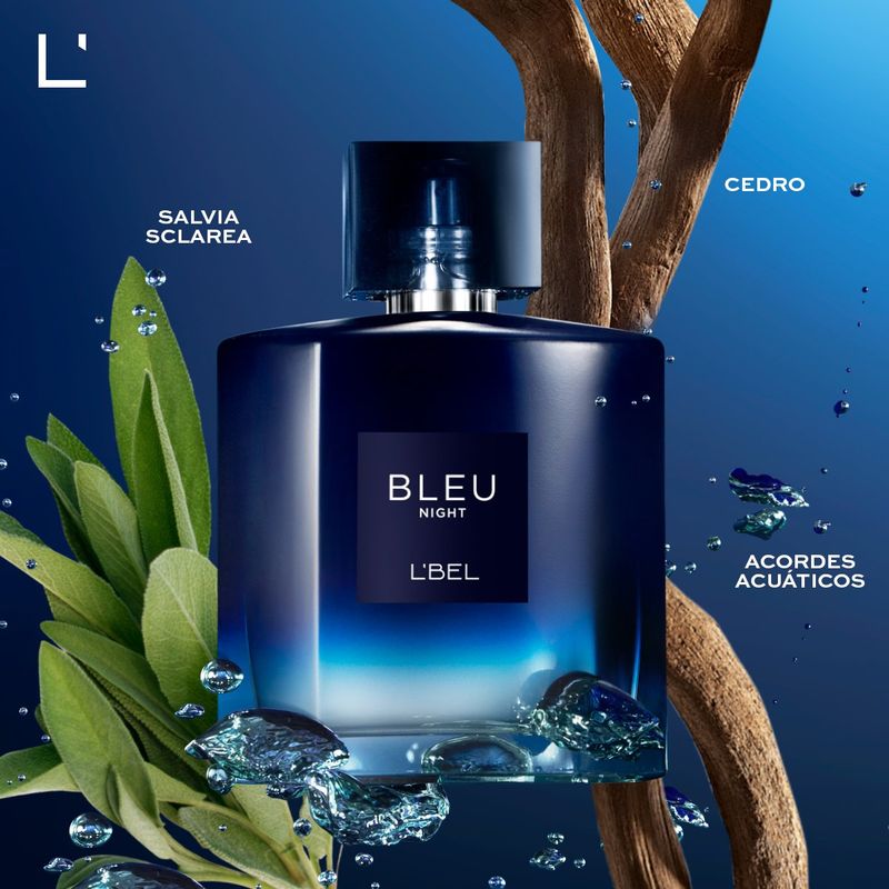 Bleu Night Perfume para Hombre 100 ml L Bel Colombia