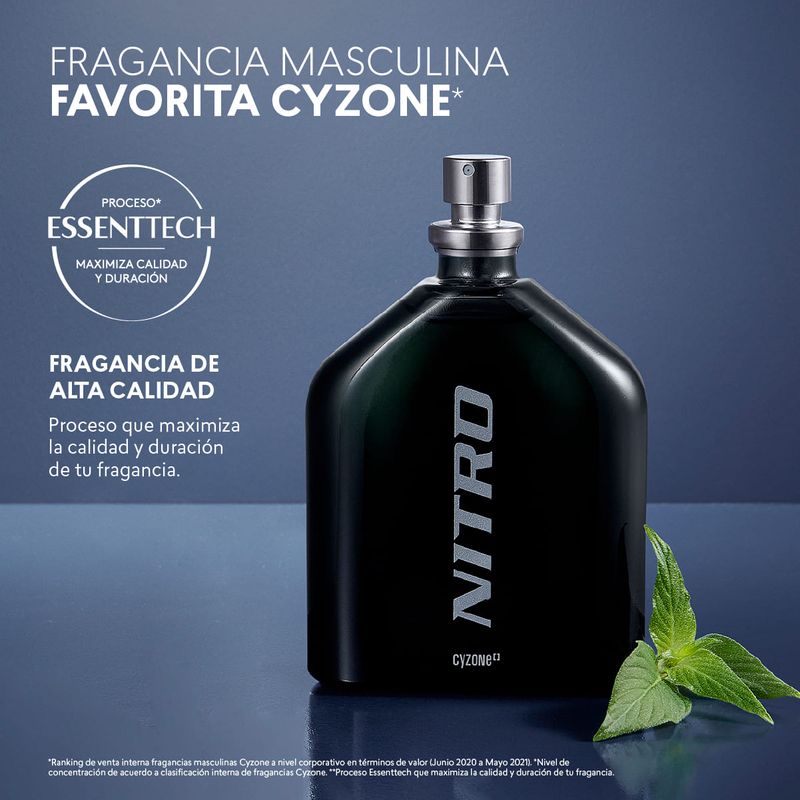 Set de perfume y desodorante para hombre Nitro Cyzone Cyzone Colombia