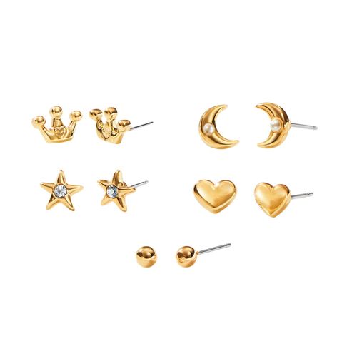 Set Aretes x5 Little Glam