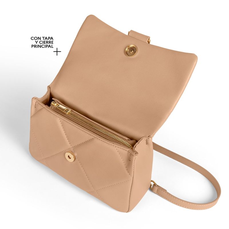 Bolso-para-mujer-de-estilo-casual-en-cuero-beige-con-asa-regulable-y-bolsillos-con-cierre