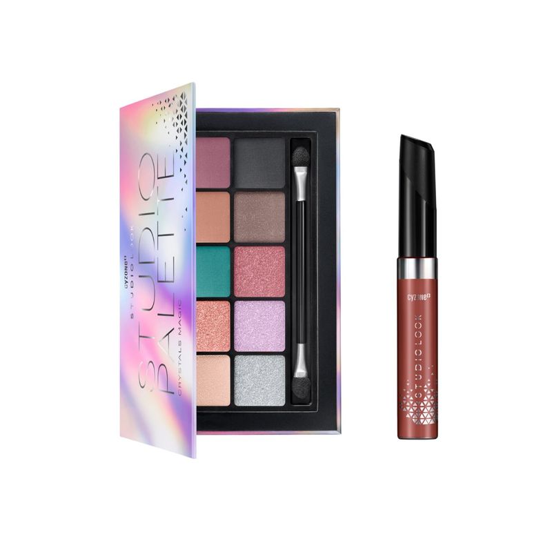 Set-Crystals-Studio-Look-con-una-paleta-de-sombras-de-10-tonos-y-un-labial-mate-en-tono-Crystal-Nude