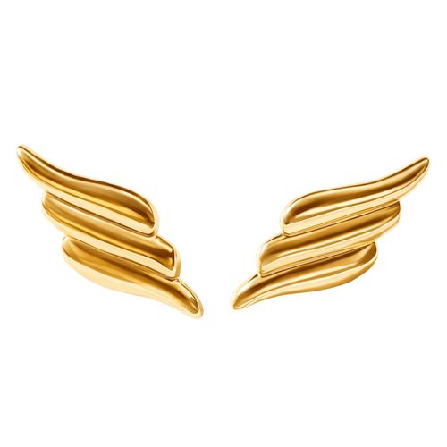 Aretes Golden Feather