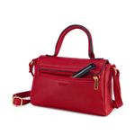 Mini-bolso-para-mujer-rojo-tipo-cuero-con-asas-removibles-cierre-y-bolsillo-posterior-